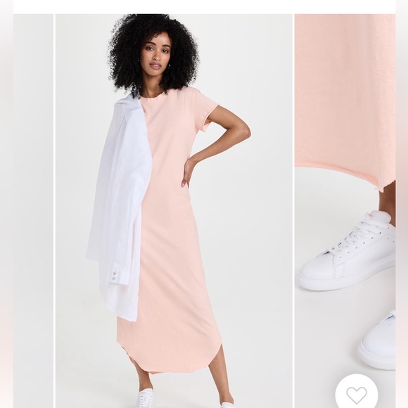 FRANK & EILEEN
Perfect Tee Midi Dress In
Creamsicle - Picture 5 of 7